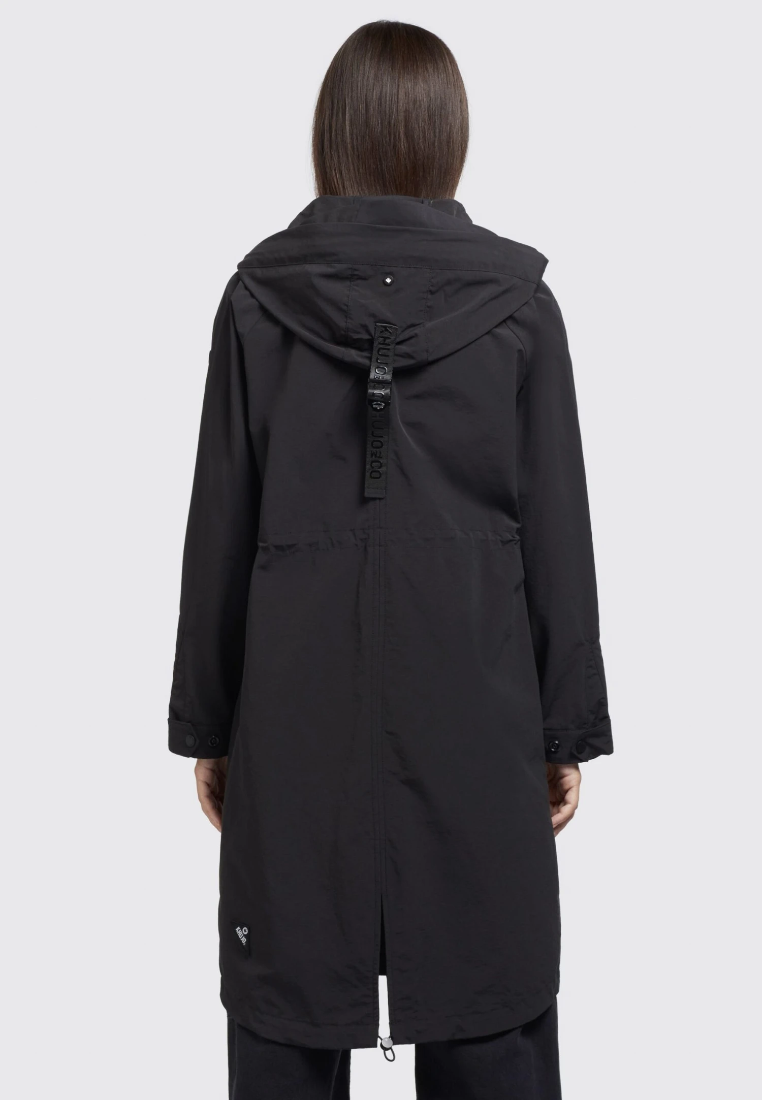 Khujo Marnia - Regenjas - Schwarz 5 Khujo Marnia - Regenjas - Schwarz - Afbeelding 3