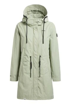 Khujo Adda - Halflange Jas - Blassgrün -Dameskledingwinkel f8b0534217694d07b8d5cd71a0cbd2cd